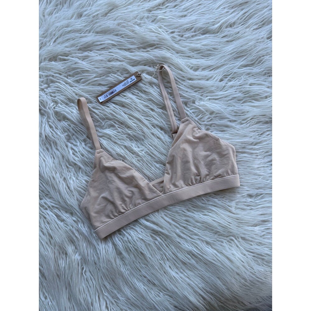 Skims Fits Everybody Triangle Bralette Sand Size Small - Picture 2 of 7